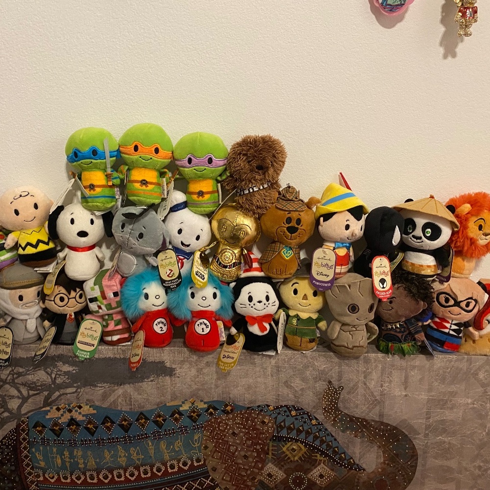 Hallmark Collectible Itty Bittys Plush Ninja Turtles Disney Harry Potter pick 1